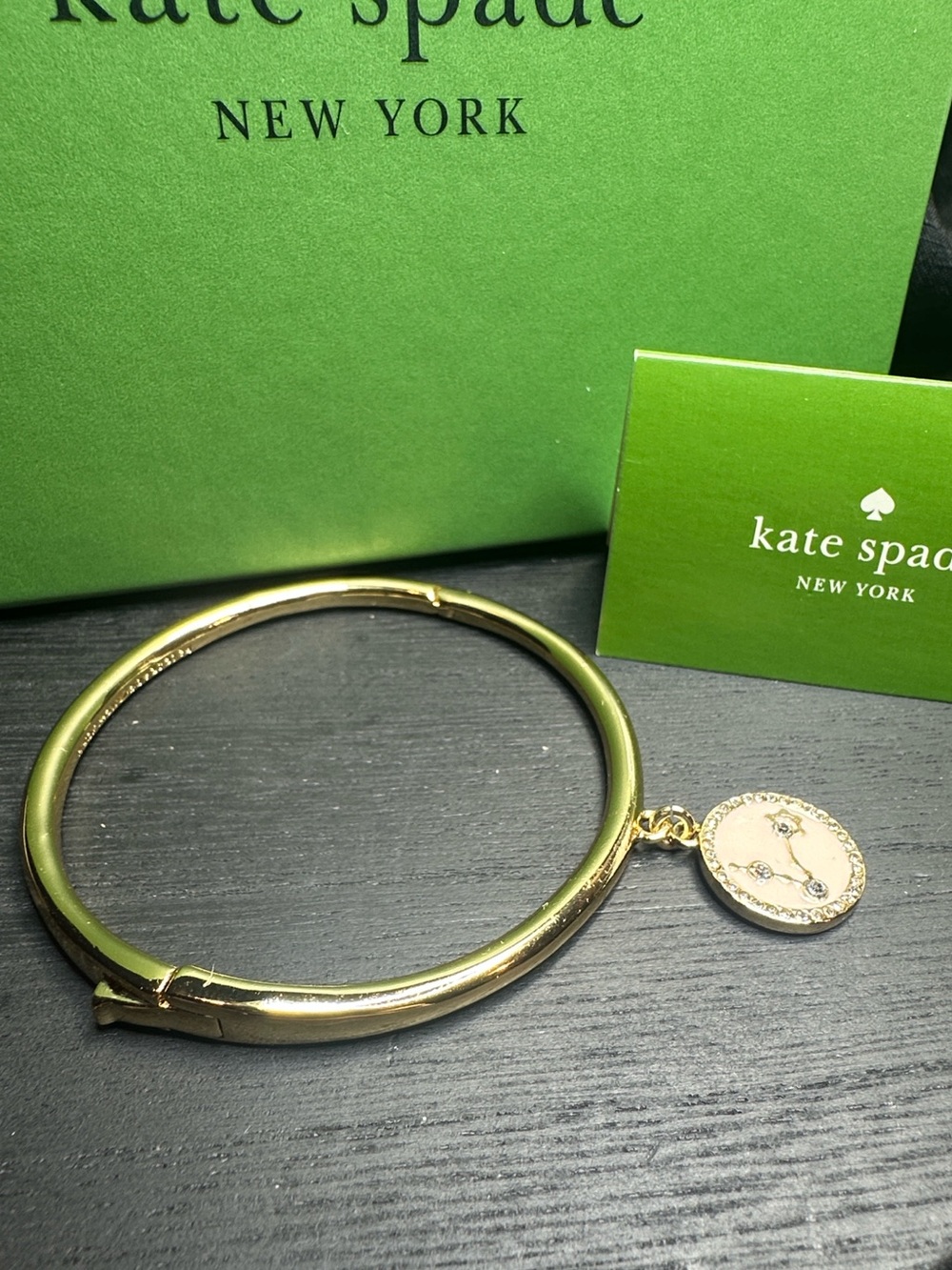 Kate spade bangle bracelet laughs out loud Pisces zodiac sign